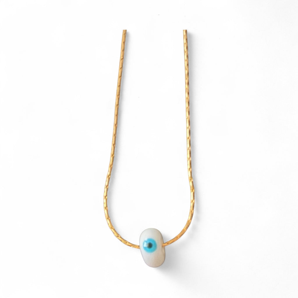 Evil Eye Glass Bead Necklace