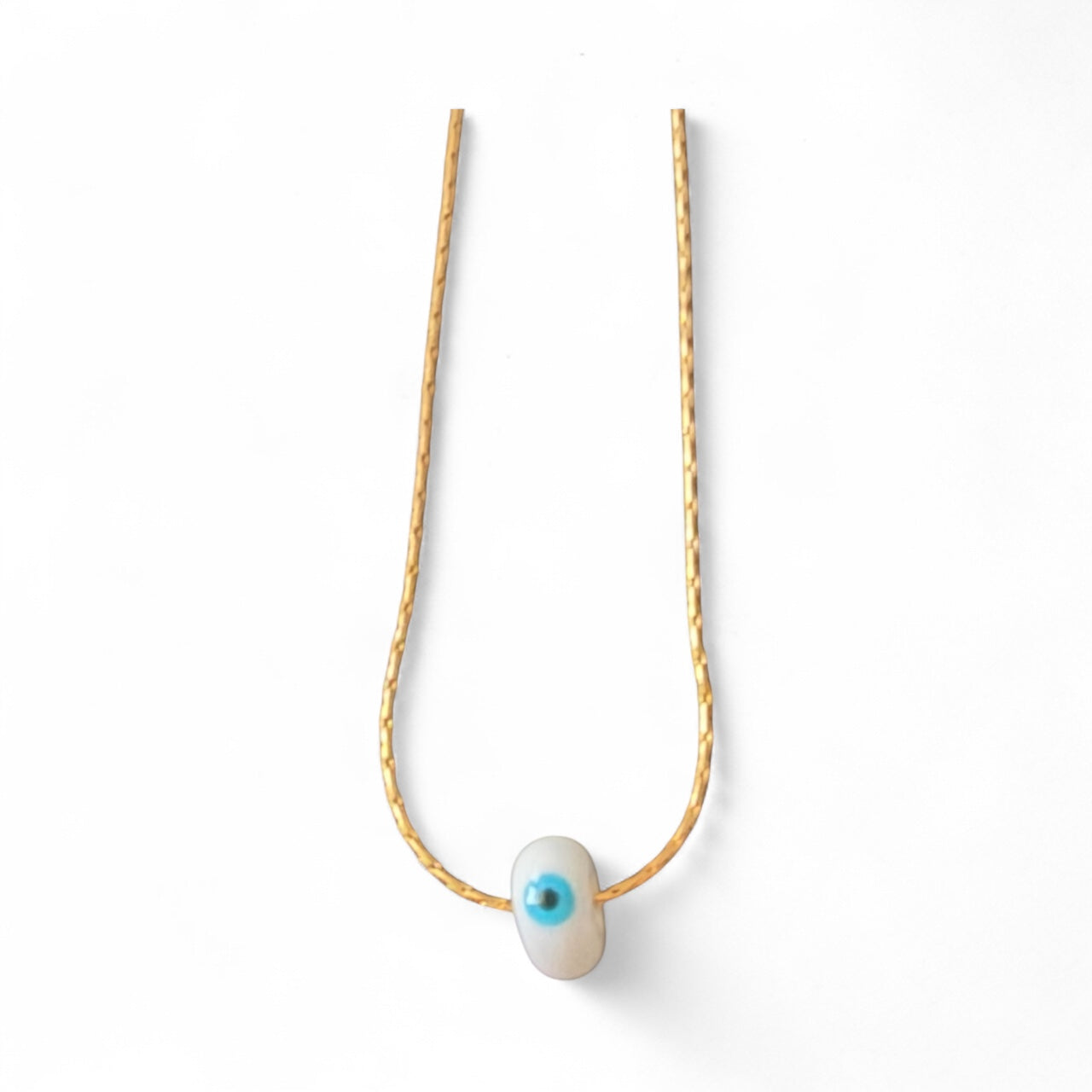 Evil Eye Glass Bead Necklace